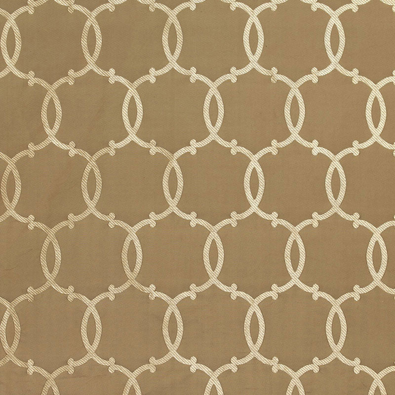 Looking 63710 Silk Tracery Mocha by Schumacher Fabric