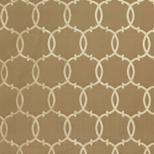 Looking 63710 Silk Tracery Mocha by Schumacher Fabric