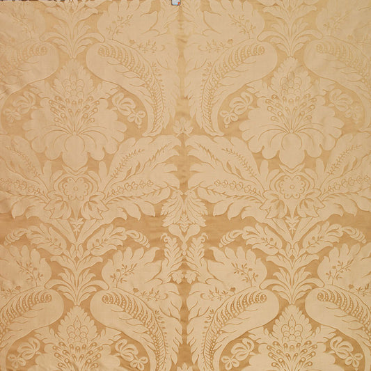 Save 63733 Bennet Silk Damask Travertine by Schumacher Fabric