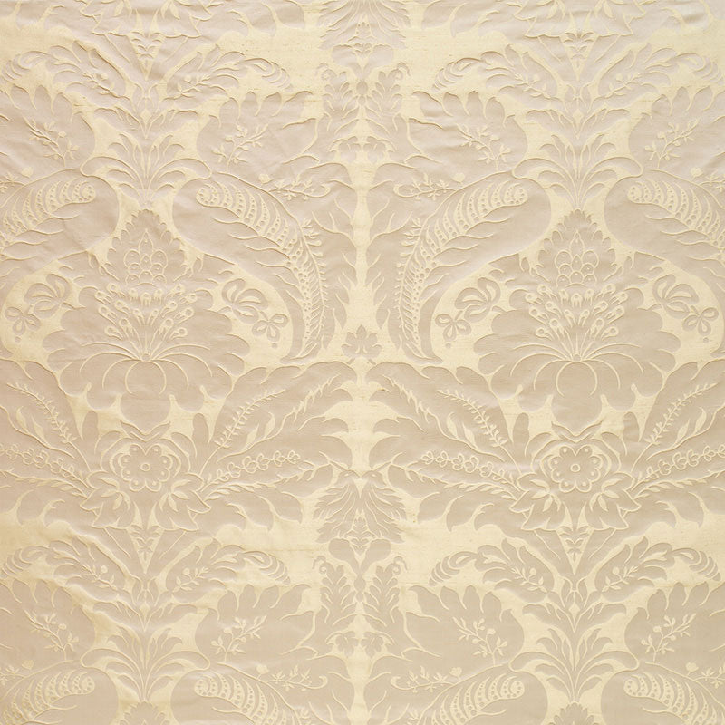 Select 63734 Bennet Silk Damask Platinum by Schumacher Fabric