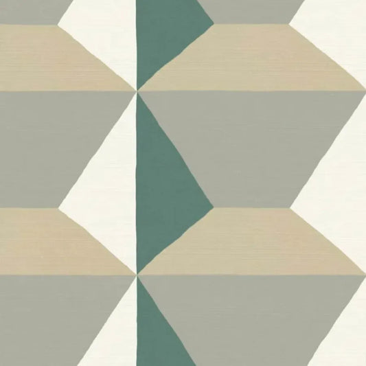Sandberg Wallpaper Pattern number 638-01 pattern name & color Ilse Green from the collection Sandberg Edition. 