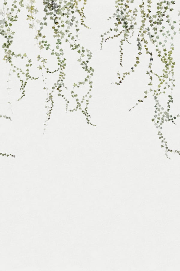 Sandberg Wallpaper pattern name & color Aralia, Moss Green from the collection Huset i Solen. 