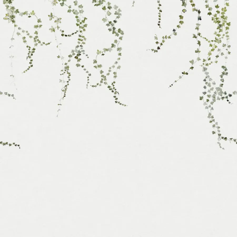 Sandberg Wallpaper Item 640-04 pattern name & color Aralia, Moss Green from the collection Huset i Solen. 