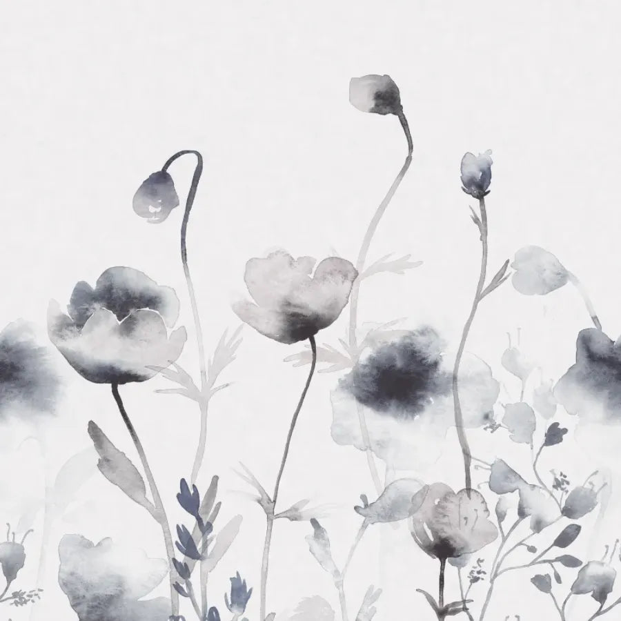 Sandberg Wallpaper Product# 643-04 pattern name & color Morangen Indigo Blue from the collection Jordnära. 