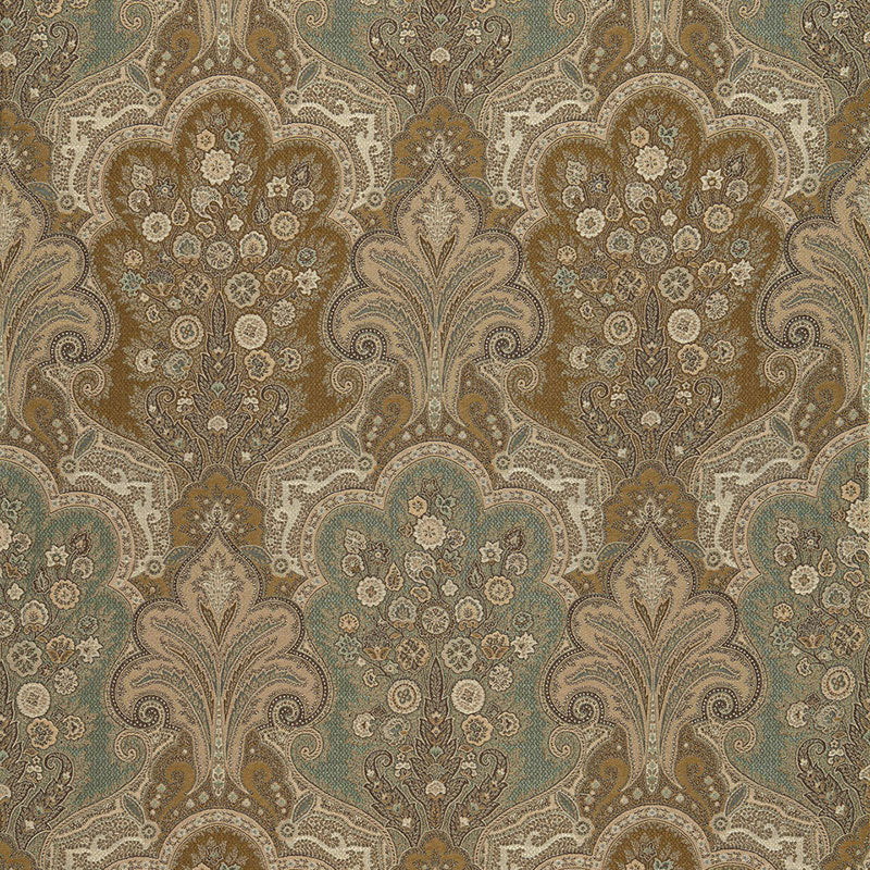 Search 64592 New Castle Paisley Venetian by Schumacher Fabric