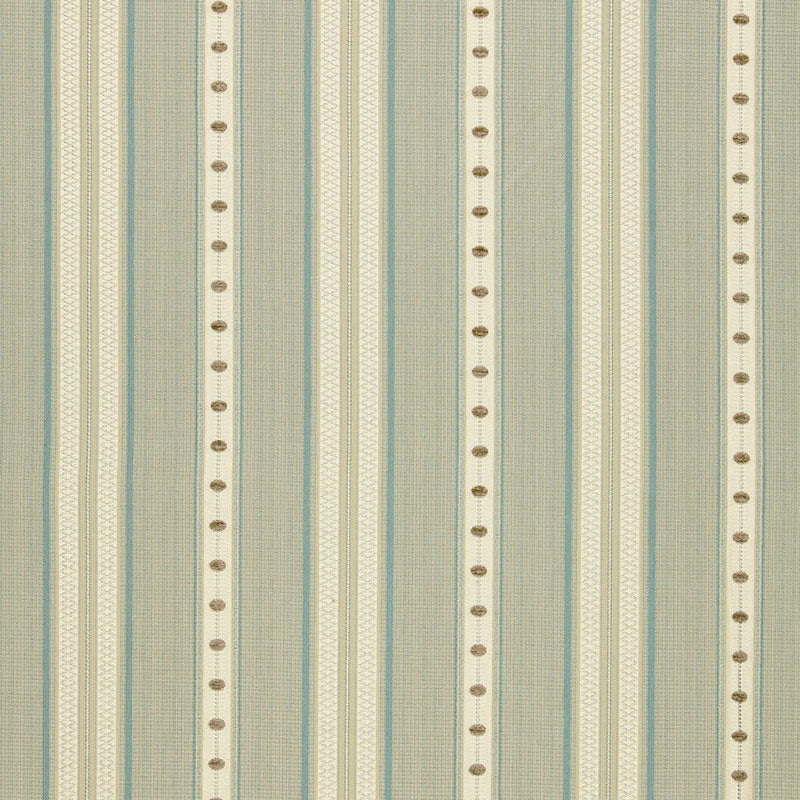 Save 64750 Francesca Stripe Moonstone by Schumacher Fabric