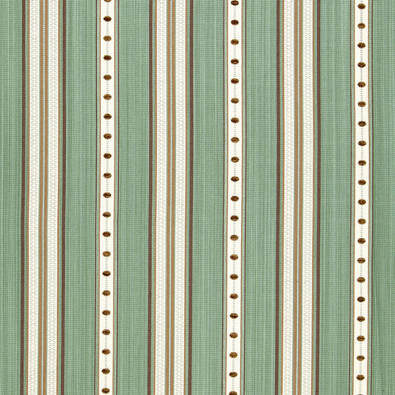 Looking 64753 Francesca Stripe Aqua by Schumacher Fabric