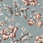 Sandberg Wallpaper pattern name & color Kajsa, Sky Blue from the collection Sandberg Edition. 