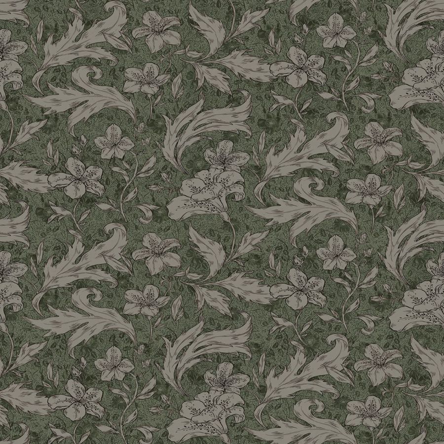 Purchase Sandberg Wallpaper SKU# 650-68 pattern name & color Mattias, Forest Green