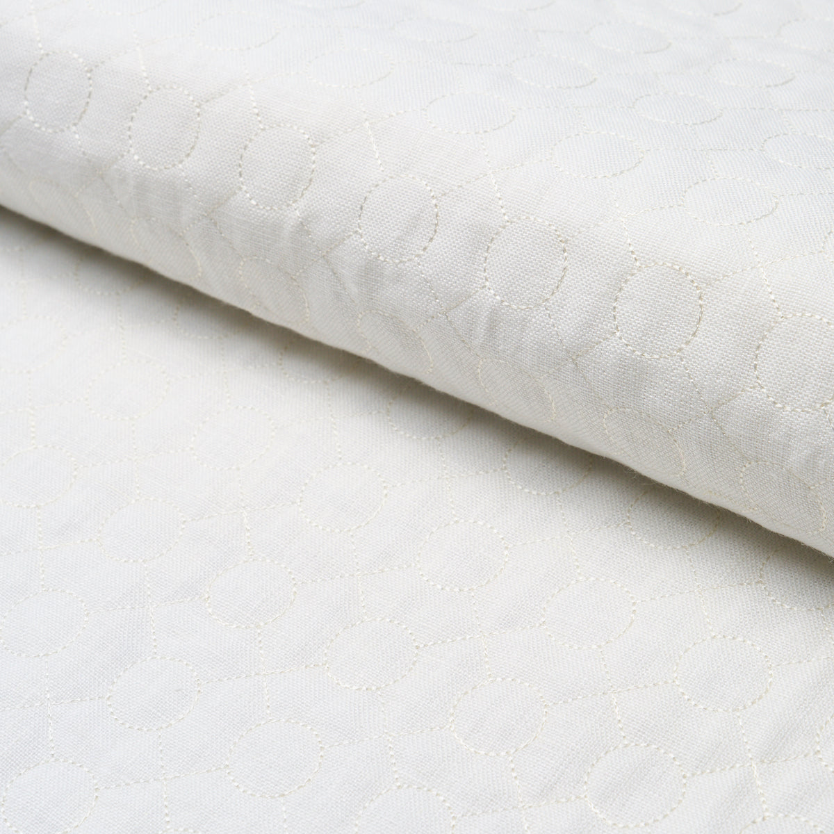 Select 65001 Arles Embroidery Oyster by Schumacher Fabric