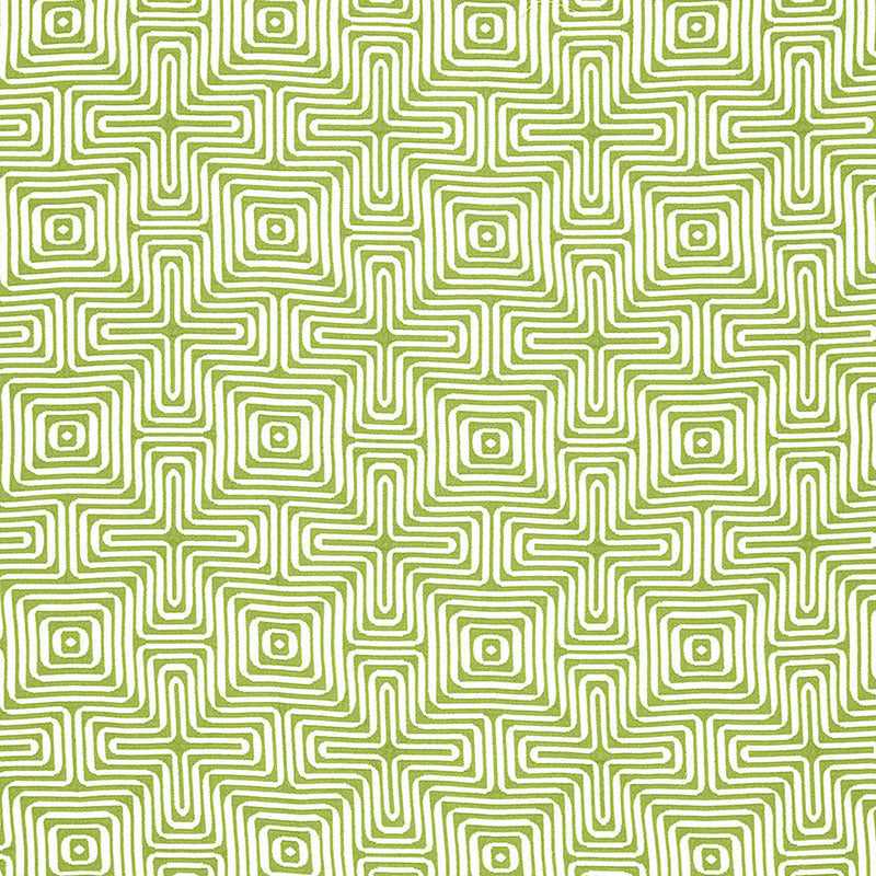 Looking 65321 Amazing Maze Palm by Schumacher Fabric