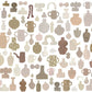 Sandberg Wallpaper Item# 654-35 pattern name & color Emilia Ilke Pastel from the collection Familj II. 