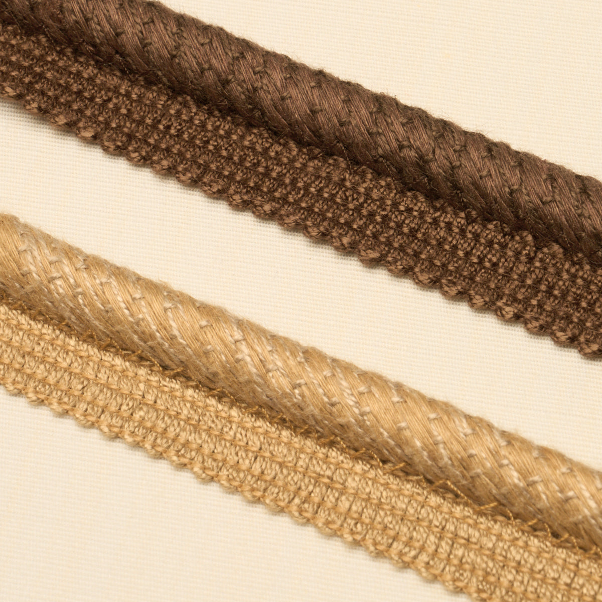 Purchase 65412 | Edmond Linen Lip Cord, Brown - Schumacher Trim