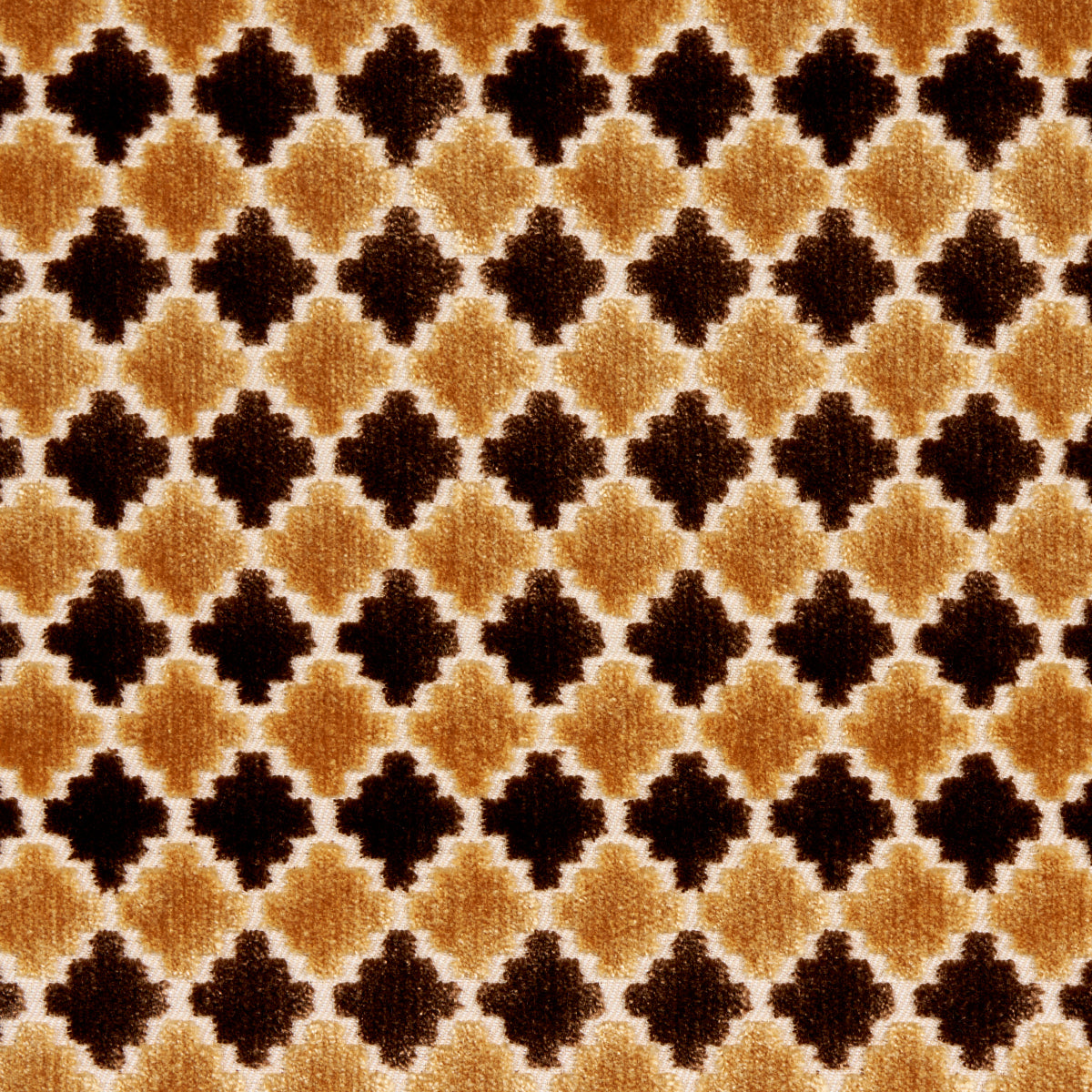 Purchase 65646 | Marrakesh Velvet, Chocolate Brown - Schumacher Fabric