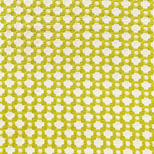 Search 65680 Betwixt Chartreuse / Ivory by Schumacher Fabric