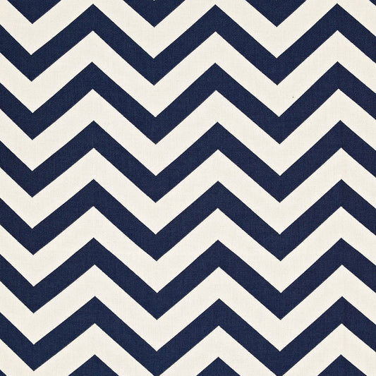 Looking 65920 Antibes Chevron Navy by Schumacher Fabric