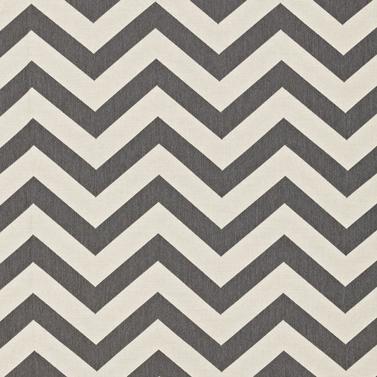 Order 65922 Antibes Chevron Oxford Grey by Schumacher Fabric