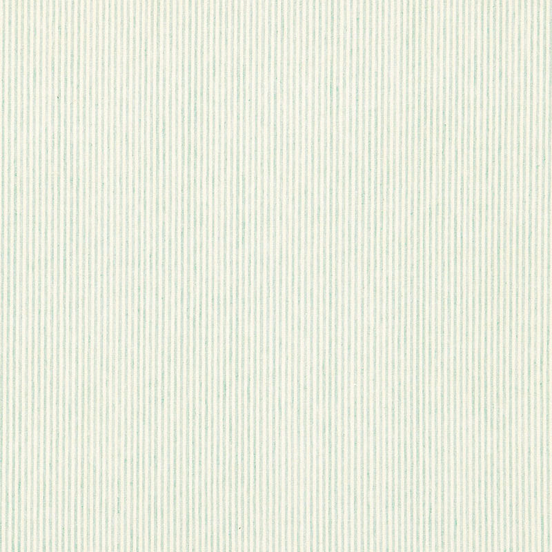 View 65984 Wesley Ticking Stripe Aqua by Schumacher Fabric