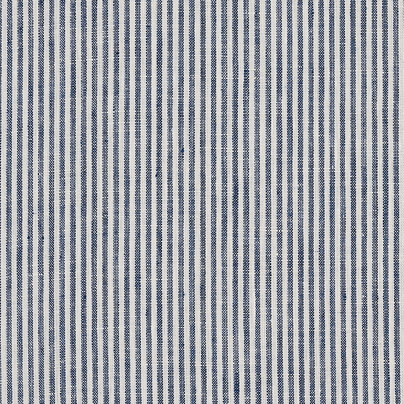 Purchase 65987 Wesley Ticking Stripe Indigo by Schumacher Fabric