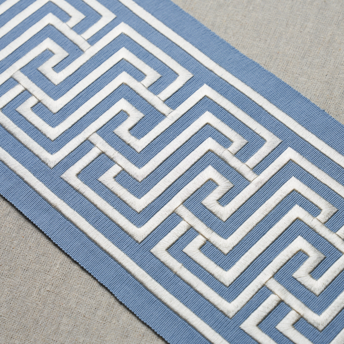 Purchase 66148 | Labyrinth Tape, Sky - Schumacher Trim