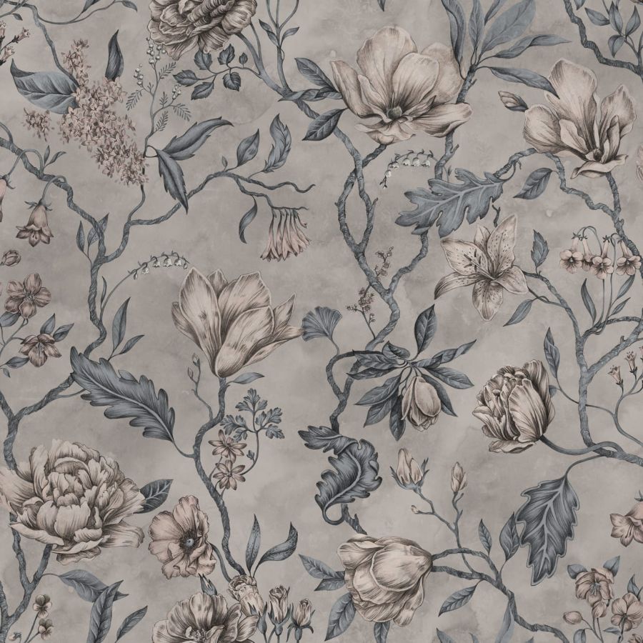 Shop Sandberg Wallpaper SKU# 663-16 pattern name & color Belinda, Misty Blue