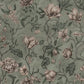 Sandberg Wallpaper Item 663-38 pattern name & color Belinda, Garden Green from the collection Kolonin. 