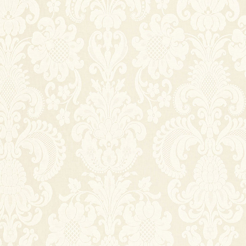 Buy 66371 Kirkmicha Jacquard Madras Ecru by Schumacher Fabric