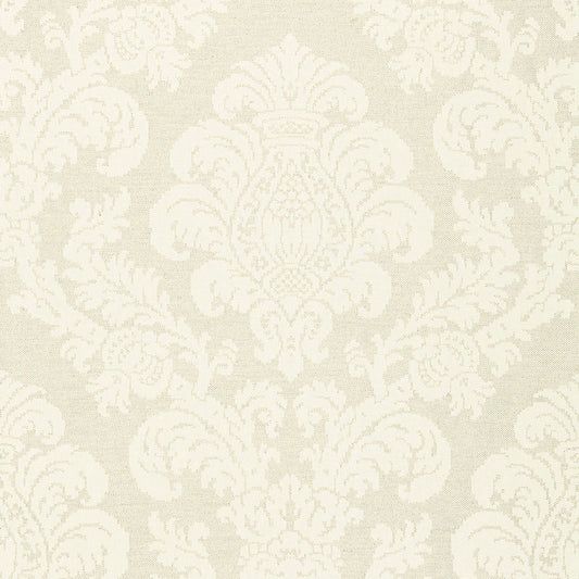Purchase 66630 Firenze Linen Damask Oat by Schumacher Fabric