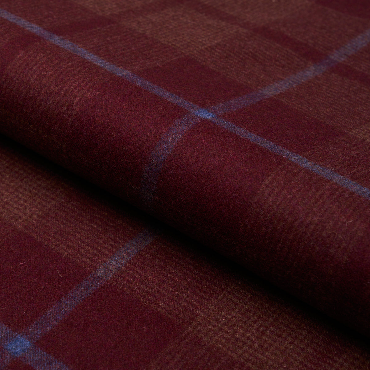 Purchase 66665 Montana Wool Plaid, Burgundy by Schumacher Fabric