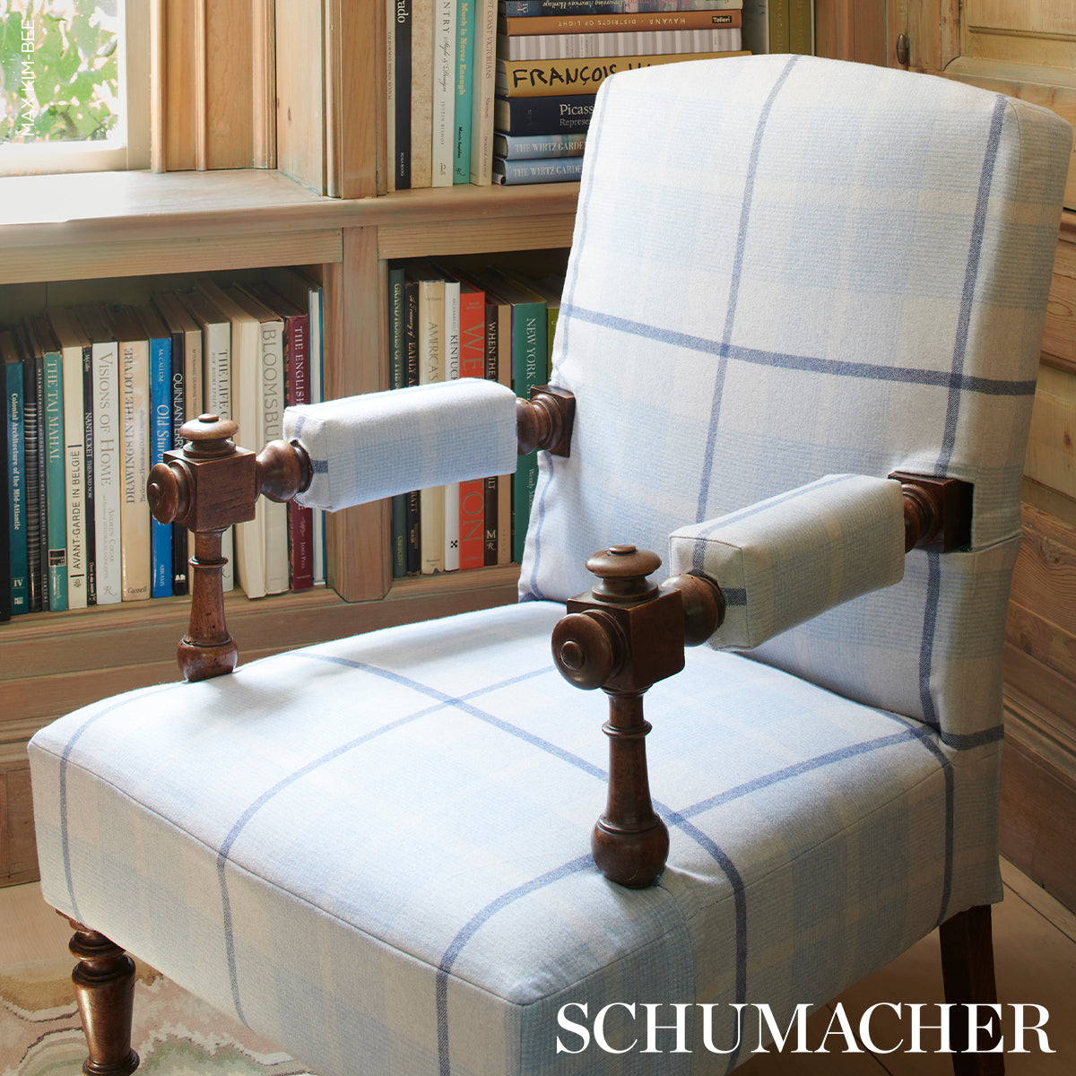 Purchase 66667 | Montana Wool Plaid, Arctic - Schumacher Fabric