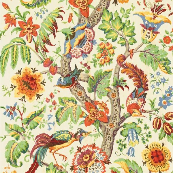 Sample 667069.LJ.0 Tree Of Life, Multi Multipurpose Fabric by Lee Jofa