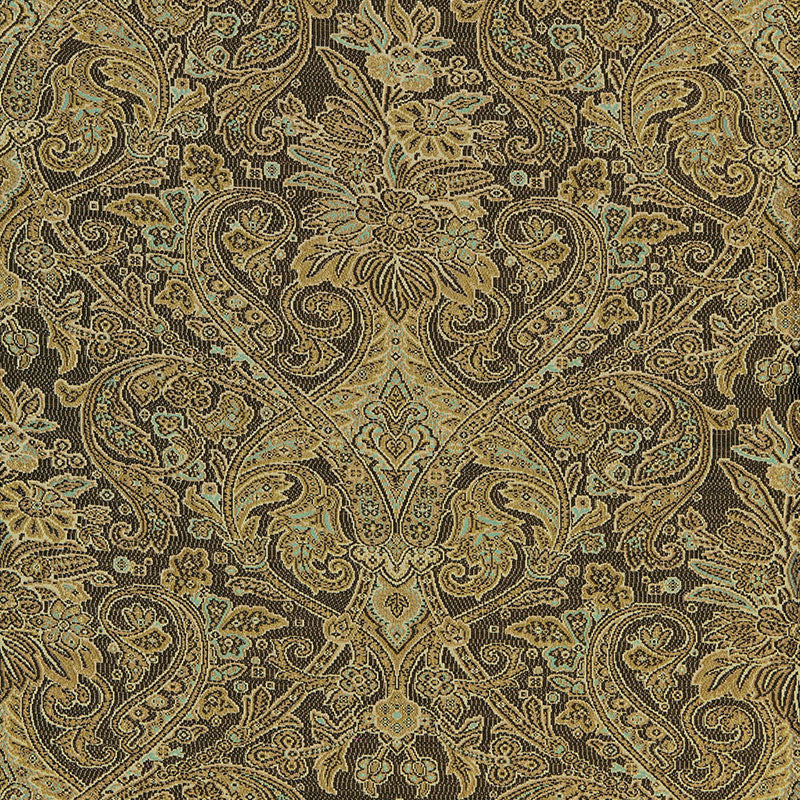 Looking 66710 Sinclair Wool Paisley Java by Schumacher Fabric