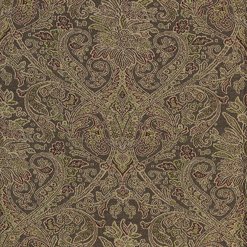 Order 66712 Sinclair Wool Paisley Ash by Schumacher Fabric