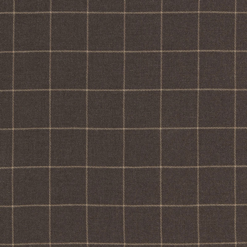 Select 66770 Bancroft Wool Plaid Sable by Schumacher Fabric