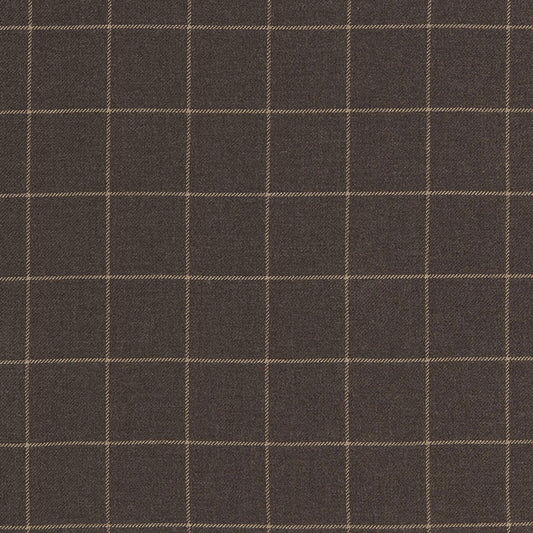 Select 66770 Bancroft Wool Plaid Sable by Schumacher Fabric