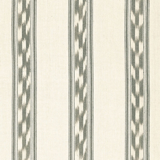 Find 67512 Mojave Ikat Stripe Slate by Schumacher Fabric