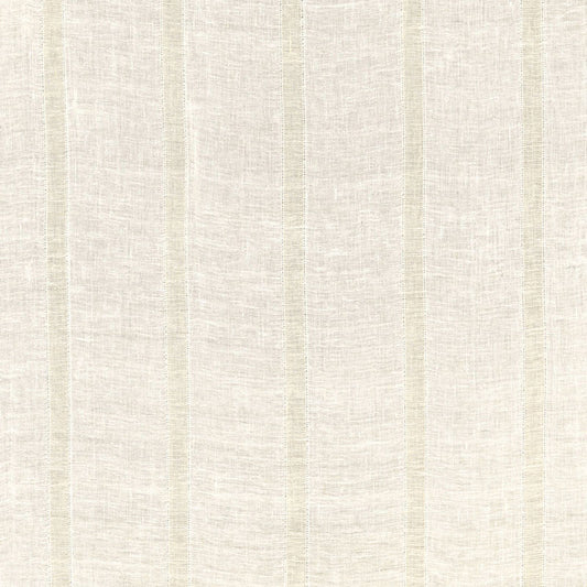 67610 schumacher elba linen stripe ivoryoat fabric
