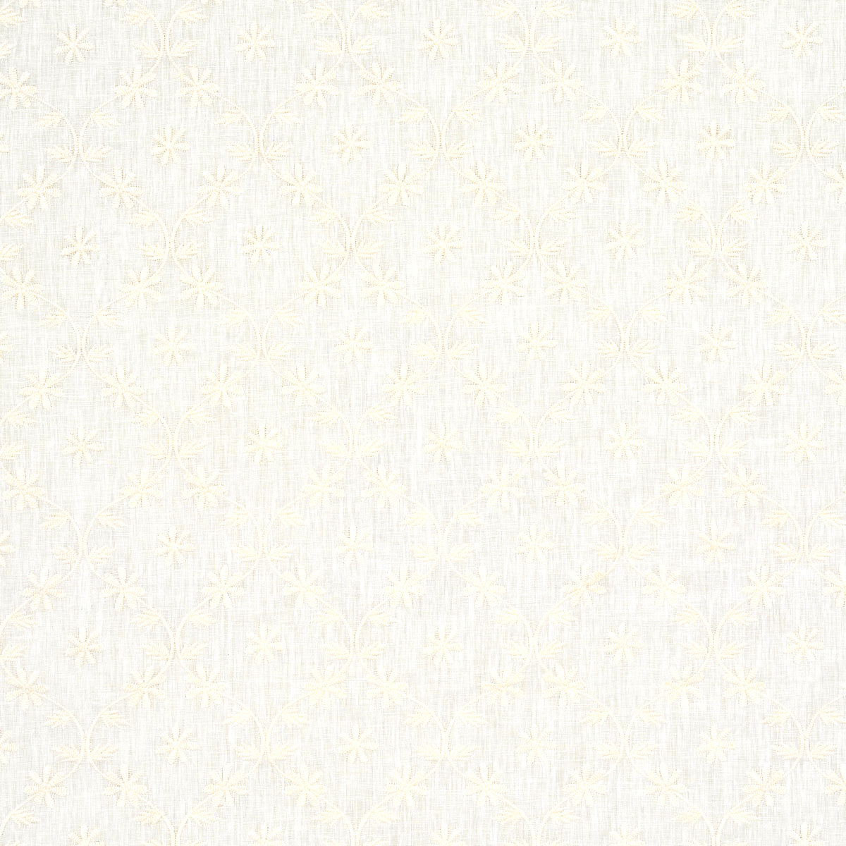 Shop 67620 Cellini Embroidery Ivory by Schumacher Fabric