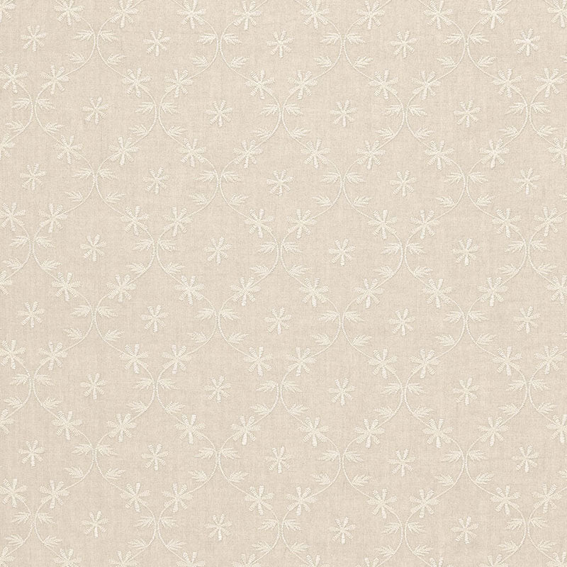 View 67621 Cellini Embroidery Linen by Schumacher Fabric