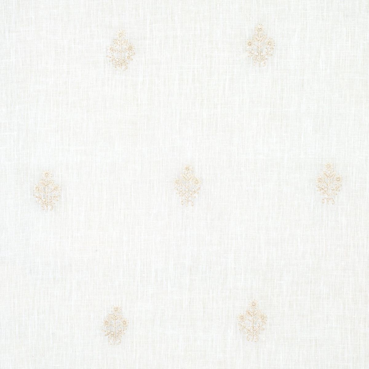Looking 67790 Maria Embroidery Ivory by Schumacher Fabric