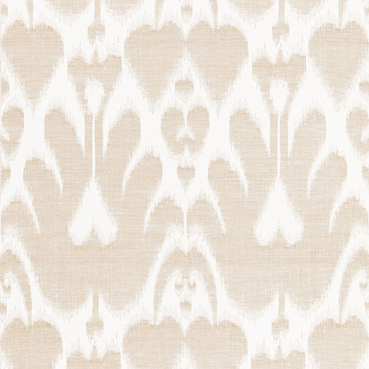Search 68582 Lela Cotton Ikat Sand by Schumacher Fabric