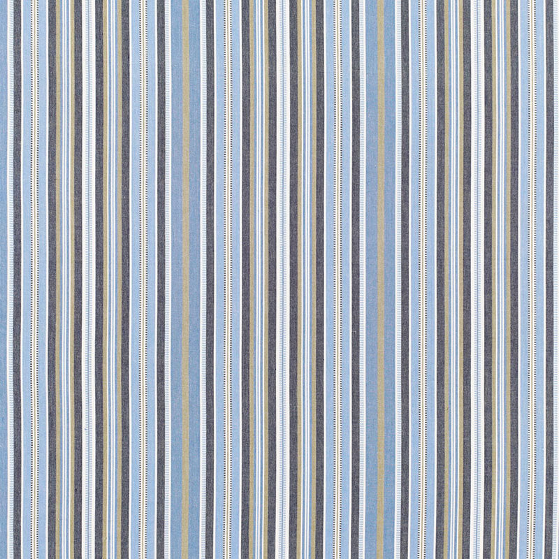 Select 68681 Avignon Stripe Bleu by Schumacher Fabric