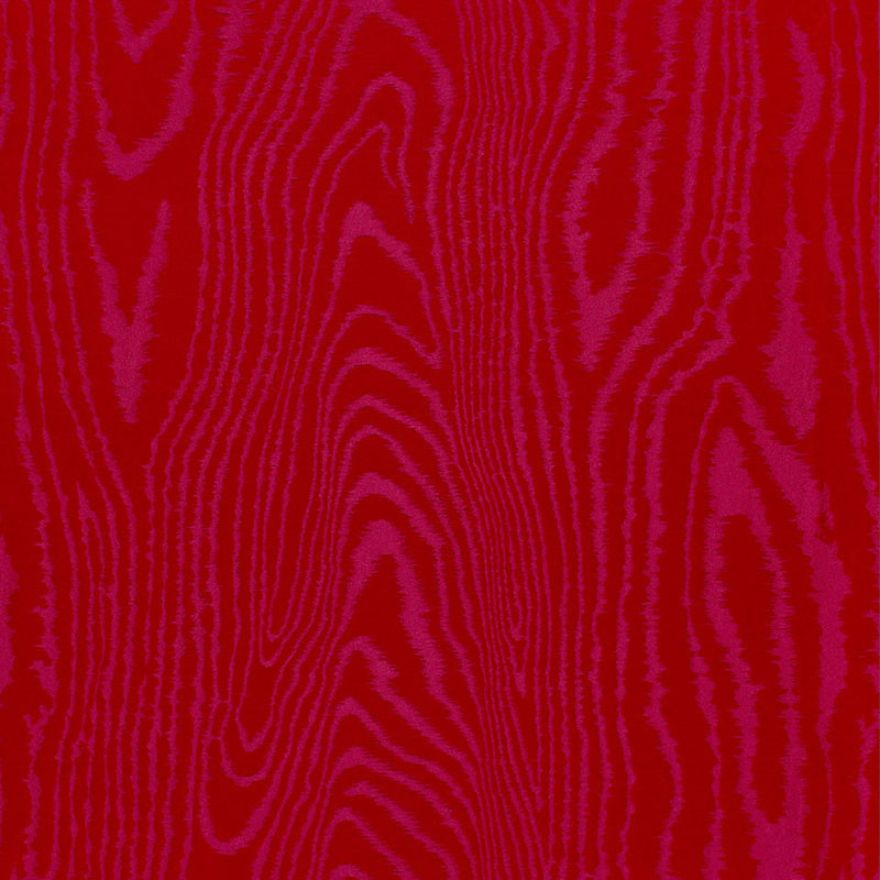 View 68833 Faux Bois Weave Rouge by Schumacher Fabric