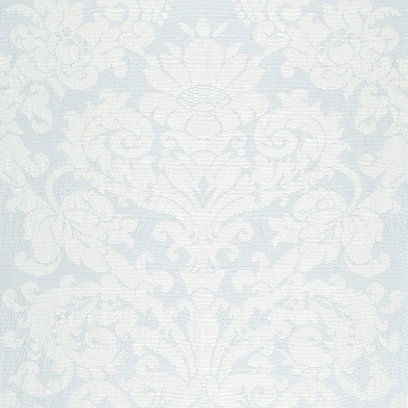 Shop 68880 Chateau Silk Damask Ciel by Schumacher Fabric