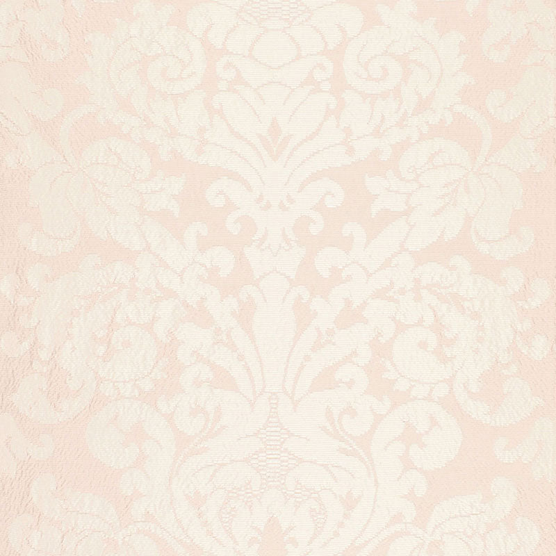 Select 68881 Chateau Silk Damask Blush by Schumacher Fabric