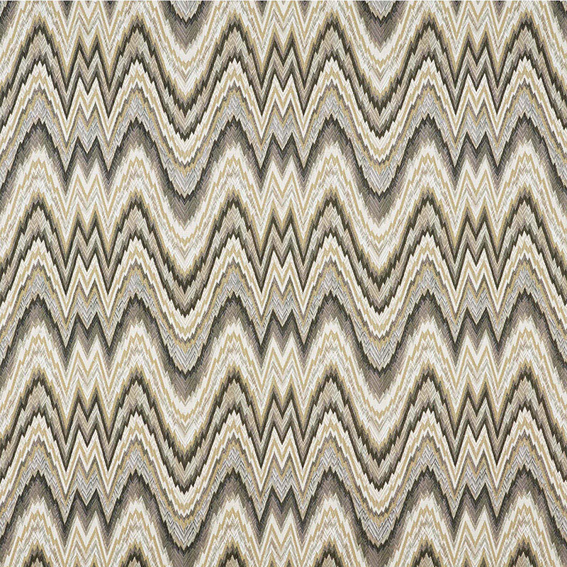 Search 68941 Valkyrie Flame Stitch Shale by Schumacher Fabric
