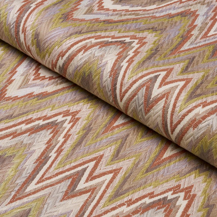 Purchase 68943 | Valkyrie Flame Stitch, Terracotta Hills - Schumacher Fabric