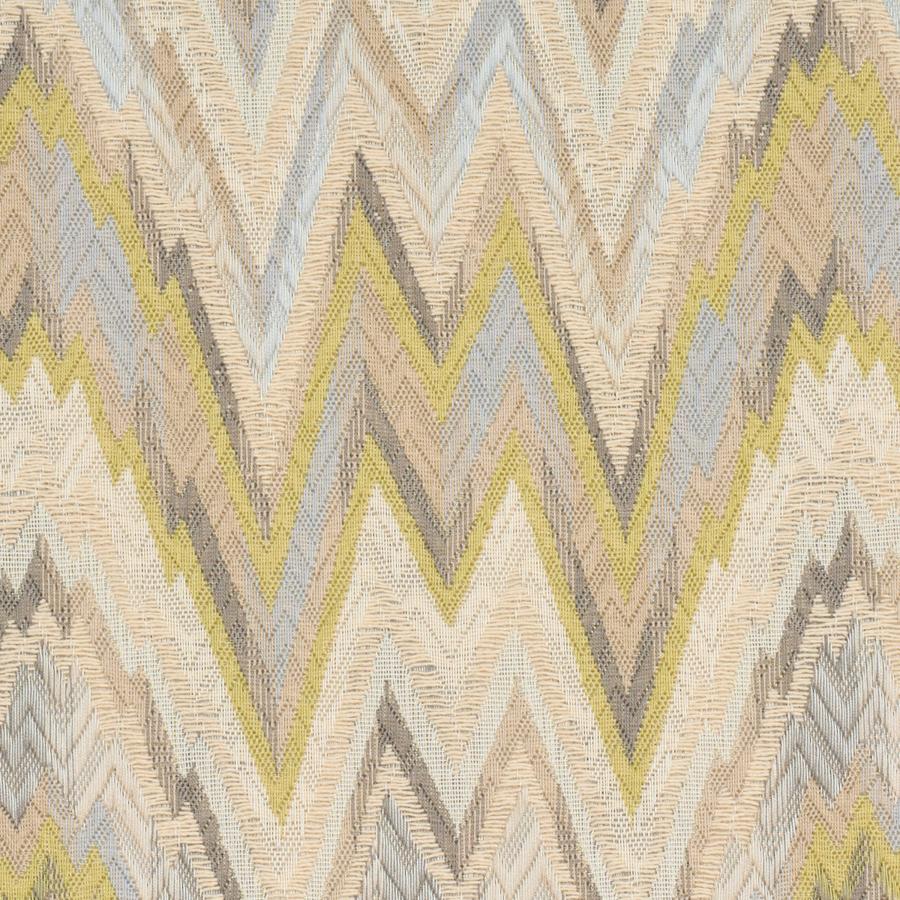 Purchase 68944 | Valkyrie Flame Stitch, Lemon Sage - Schumacher Fabric