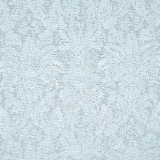 Shop 69144 Colette Linen/Silk Damask Chambray by Schumacher Fabric
