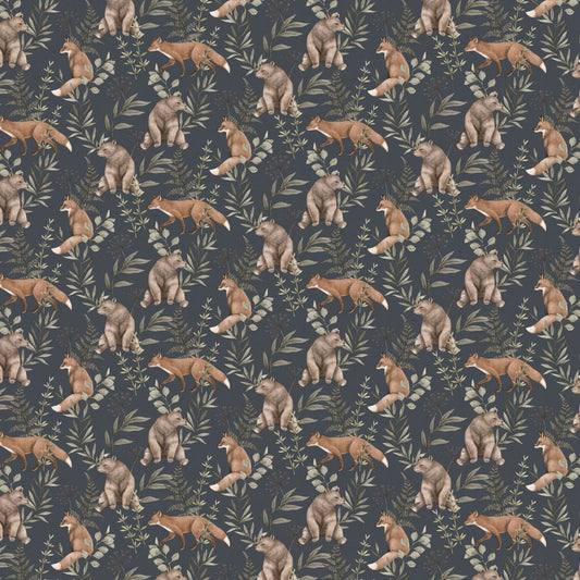 Purchase 6920 | Wild Forest, Midnight - Borastapeter Wallpaper